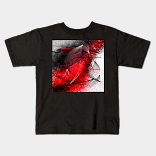 under the spotlight abstract digital painting Kids T-Shirt